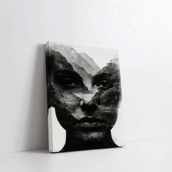 Dağ Yüzü Kanvas Tablo - Resim 2