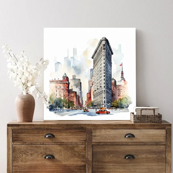 Şehir Anıları Kanvas Tablo - Resim 2