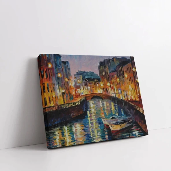 Venedik'in Sularında Kanvas Tablo ürün görseli