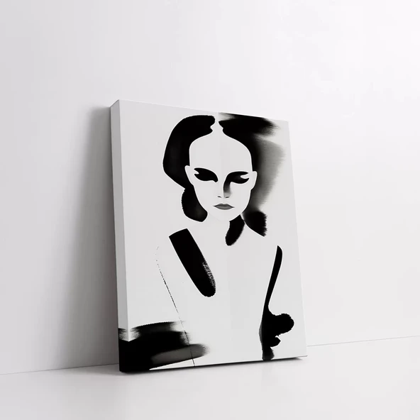 Düşüncenin Profili Kanvas Tablo - Resim 2