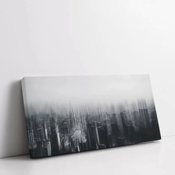 Sisler İçinde Metropol Kanvas Tablo ürün görseli