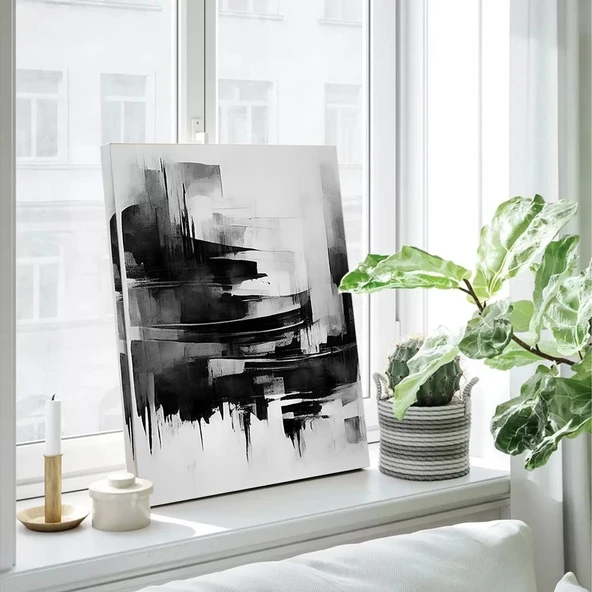 Soyut Hareket Kanvas Tablo - Resim 3