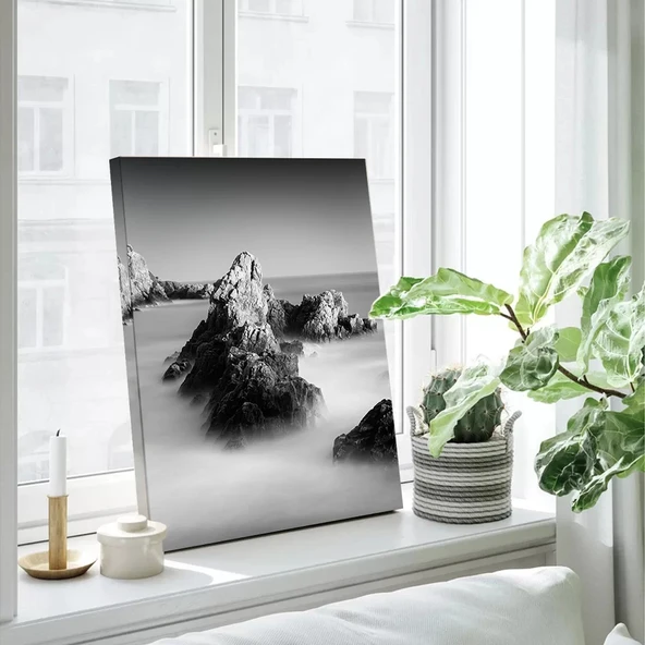 Kışın Yansıması Kanvas Tablo - Resim 3