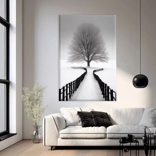 Yol Ayrımı Kanvas Tablo ürün görseli