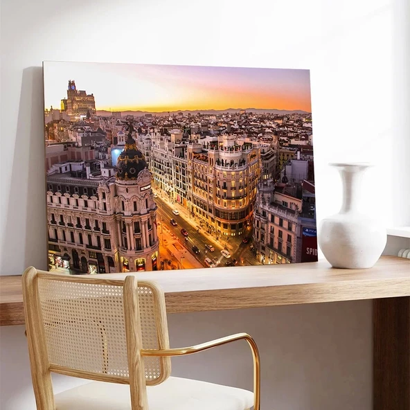 Londra'nın Işıkları Kanvas Tablo - Resim 2