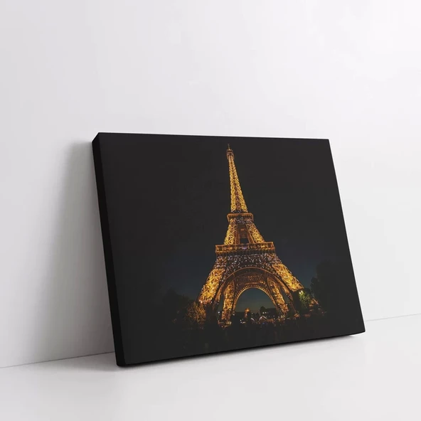 Işıklı Eyfel Kanvas Tablo ürün görseli