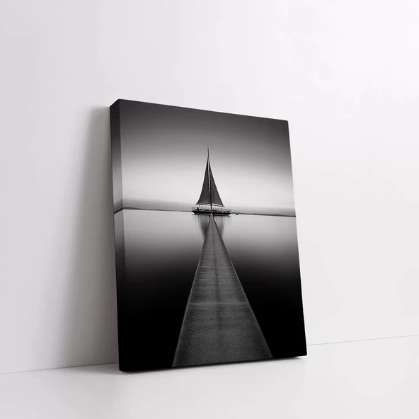 Ufka Yolculuk Kanvas Tablo - Resim 2