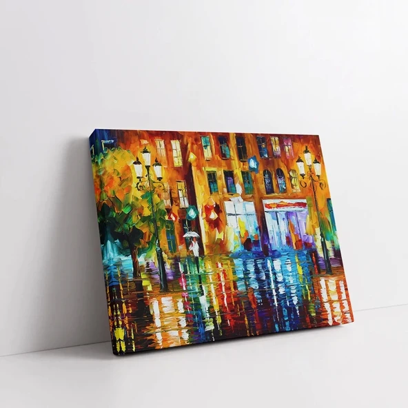 Yansıyan Gecenin Renkleri Kanvas Tablo ürün görseli