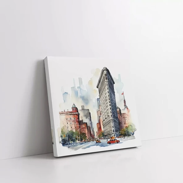 Şehir Anıları Kanvas Tablo ürün görseli