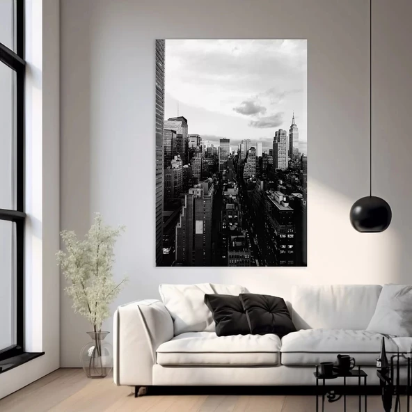 Büyük Şehir Panoraması Kanvas Tablo ürün görseli