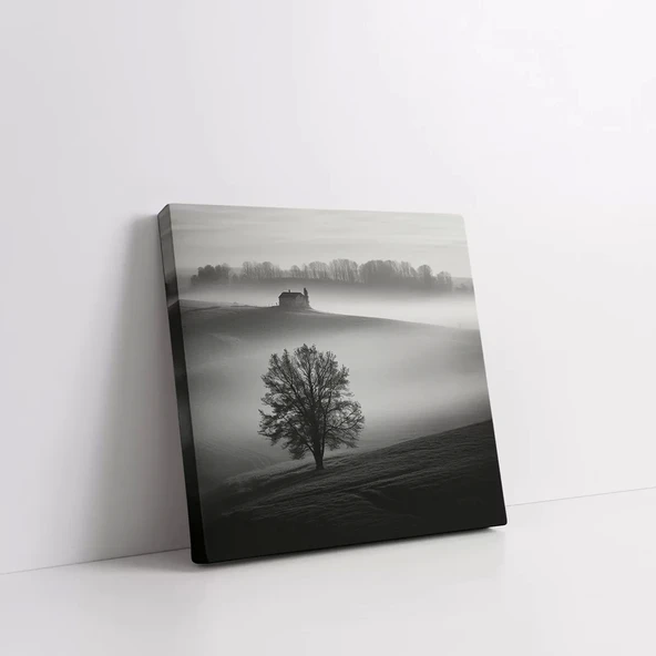 Yalnızlık Manzarası Kanvas Tablo - Resim 2