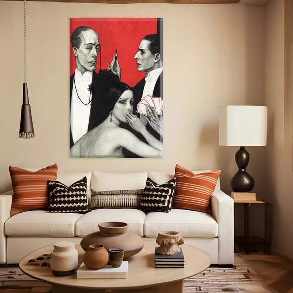 Sessiz Sevgililer Kanvas Tablo - 1
