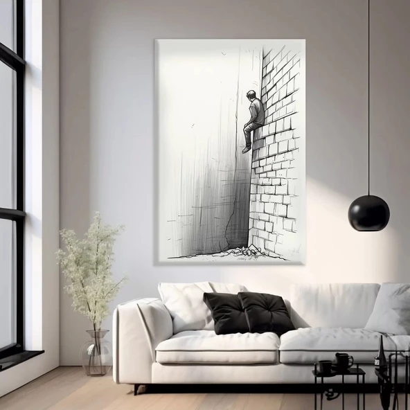 Duvarın Ötesinde Kanvas Tablo ürün görseli