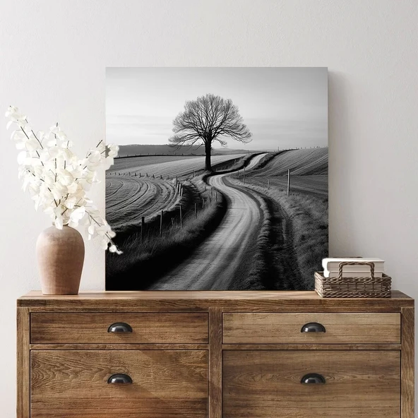 Yalnızlık Yolu Kanvas Tablo - Resim 3