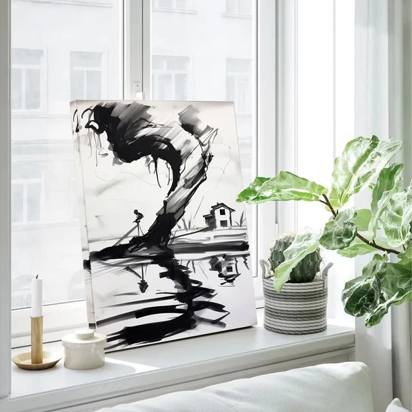 Müzik ve Işık Kanvas Tablo - Resim 3