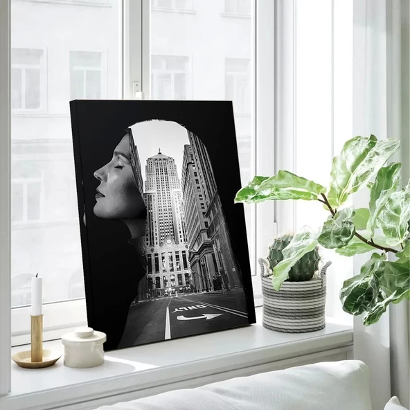 Yüzlerin Gizemi Kanvas Tablo - Resim 3