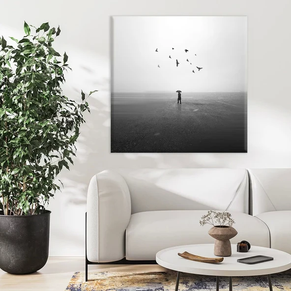 Uçuşan Kuşlar Kanvas Tablo ürün görseli