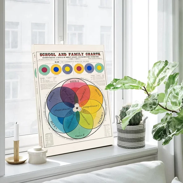 Renk Çarkı Kanvas Tablo - Resim 3