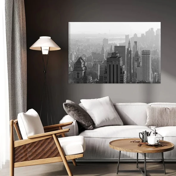 Gökdelenlerin Arasında Kanvas Tablo ürün görseli