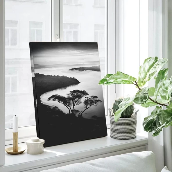 Yansıyan Doğa Kanvas Tablo - Resim 3