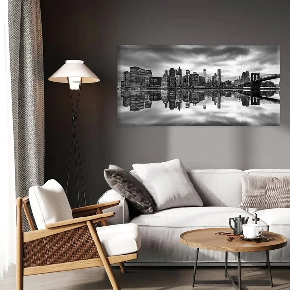 Metropol Silüeti Kanvas Tablo ürün görseli