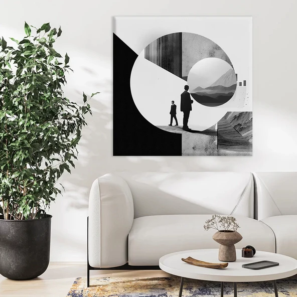 Ay Döngüsü Kanvas Tablo ürün görseli