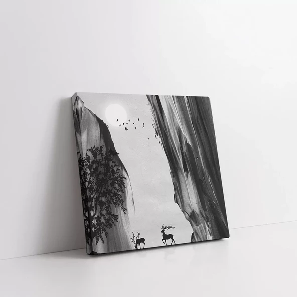 Ay Işığı Serenadı Kanvas Tablo - Resim 2