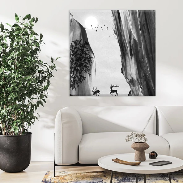 Ay Işığı Serenadı Kanvas Tablo ürün görseli