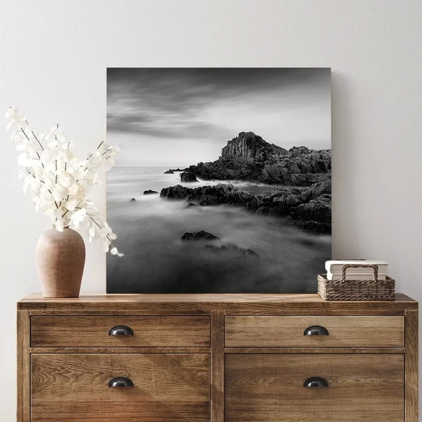 Sakin Kıyı Kanvas Tablo - Resim 3