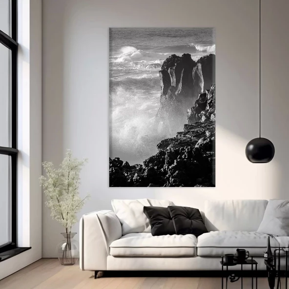 Deniz Fırtınası Kanvas Tablo ürün görseli