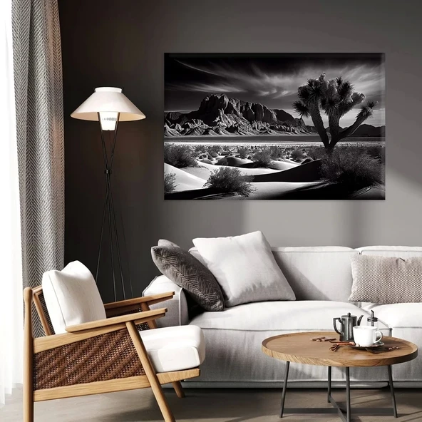 Çöl Ağaçları Kanvas Tablo ürün görseli