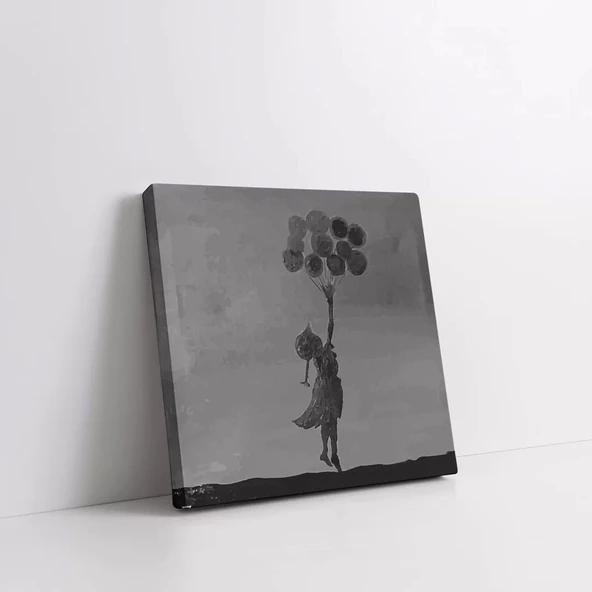 Balonla Yükseliş Kanvas Tablo - Resim 2