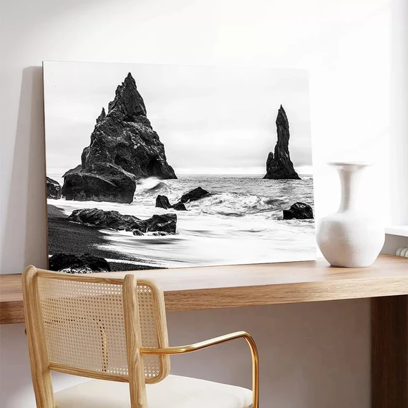 Kayalık Sahil Kanvas Tablo - Resim 3