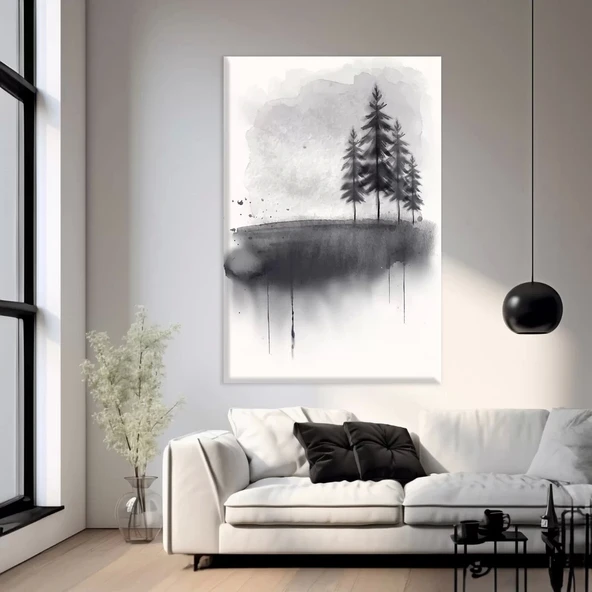 Uçan Ada Kanvas Tablo ürün görseli