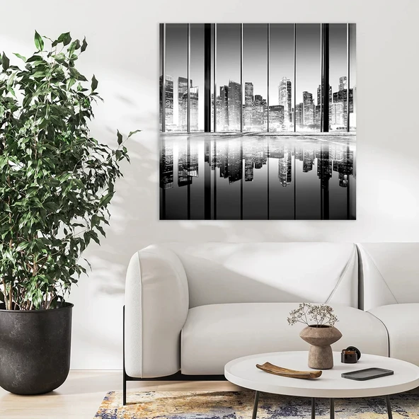 Şehir Yansımaları Kanvas Tablo ürün görseli