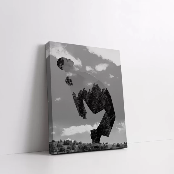 Kozmik Düşünce Kanvas Tablo - Resim 2