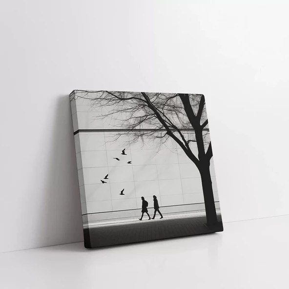 Sokak Yürüyüşü Kanvas Tablo - Resim 2