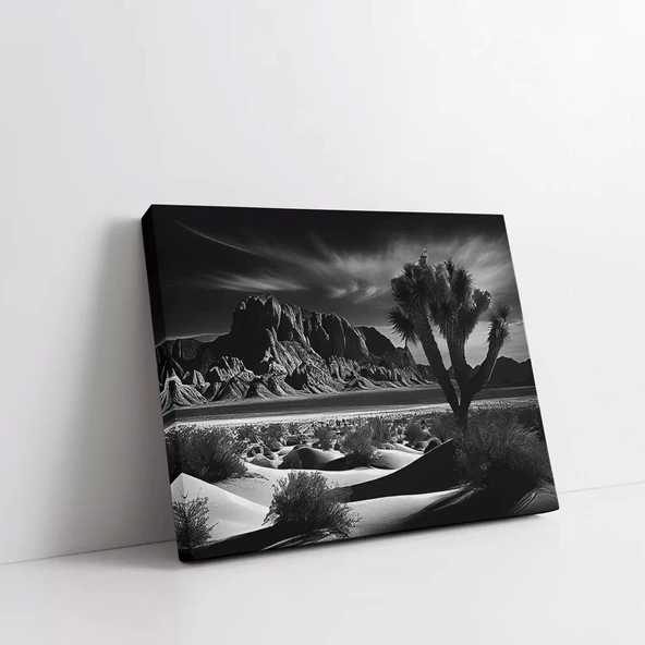 Çöl Ağaçları Kanvas Tablo - Resim 2