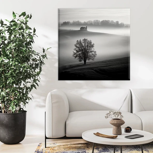 Yalnızlık Manzarası Kanvas Tablo ürün görseli