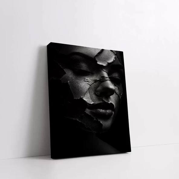 Duygusal Yüz Kanvas Tablo - Resim 2