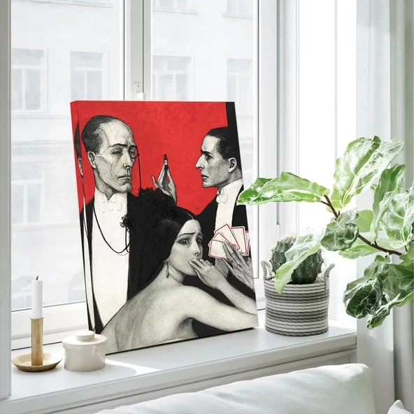Sessiz Sevgililer Kanvas Tablo - 3