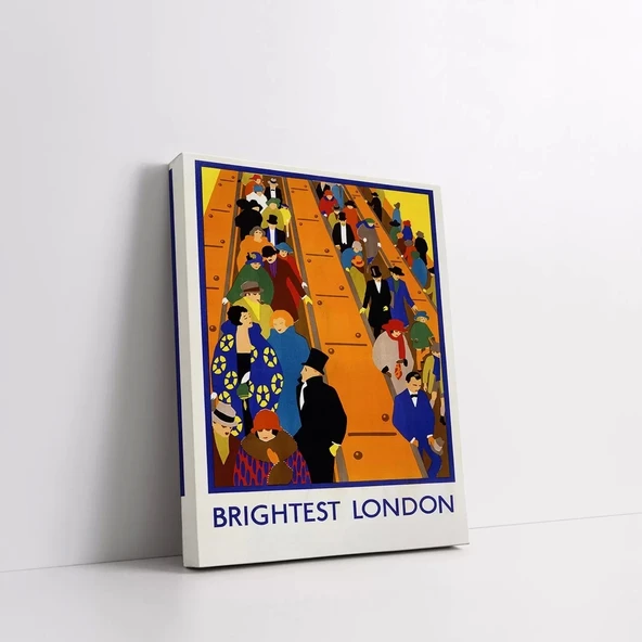 Renk Cümbüşü Londra Kanvas Tablo - 2