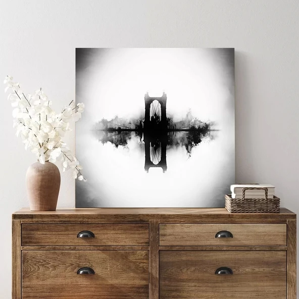 Yansımanın Simgesi Kanvas Tablo - Resim 3