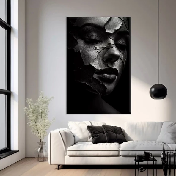 Duygusal Yüz Kanvas Tablo ürün görseli