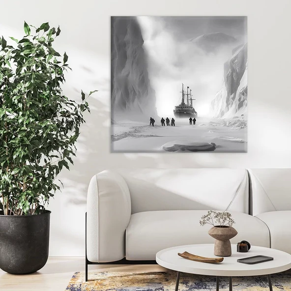 Kutup Keşfi Kanvas Tablo ürün görseli