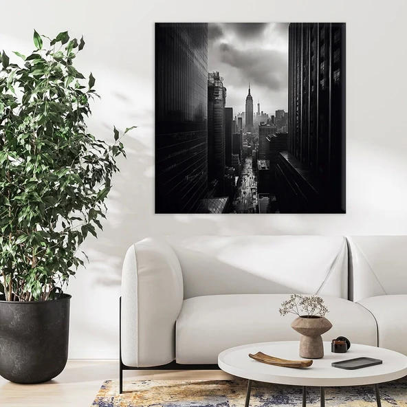 Gökdelenler Arası Kanvas Tablo ürün görseli