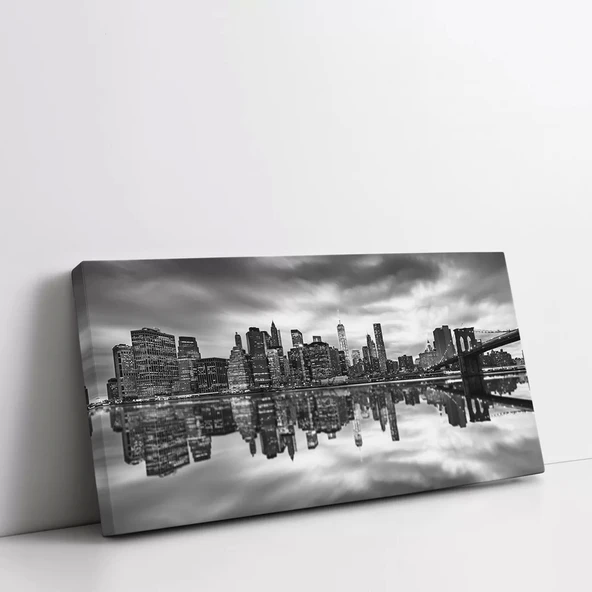 Metropol Silüeti Kanvas Tablo - Resim 2