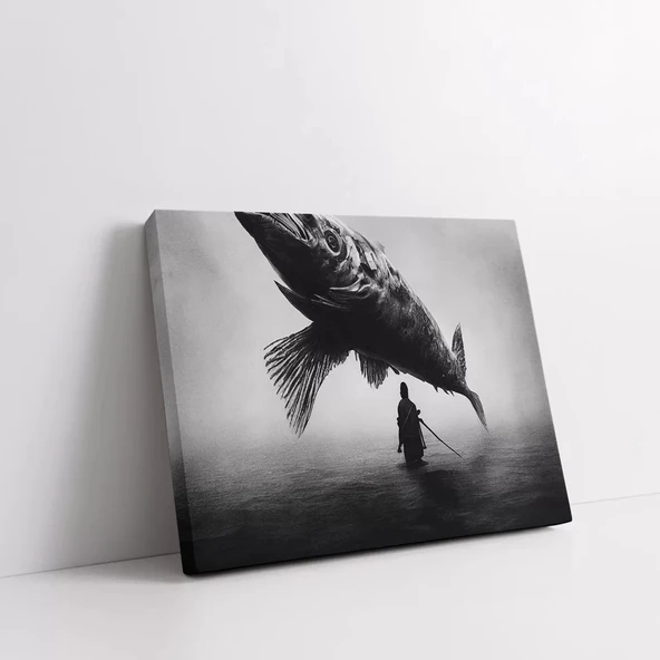 Yüksekten Uçuş Kanvas Tablo - Resim 2