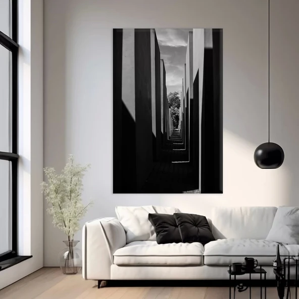 Dar Koridor Kanvas Tablo ürün görseli