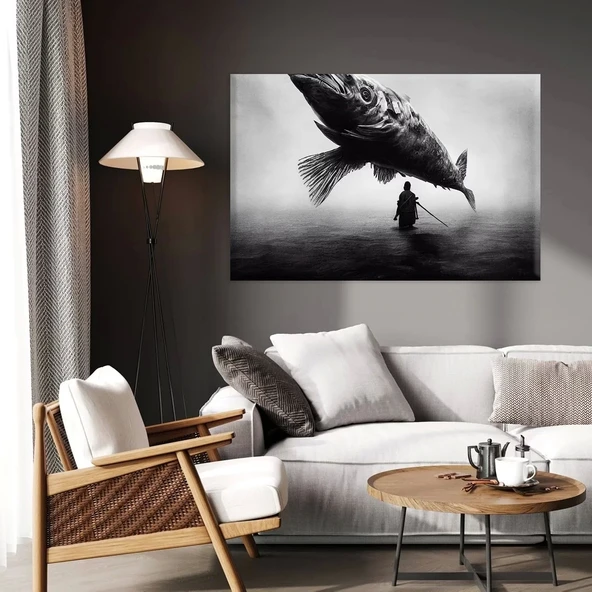 Yüksekten Uçuş Kanvas Tablo ürün görseli